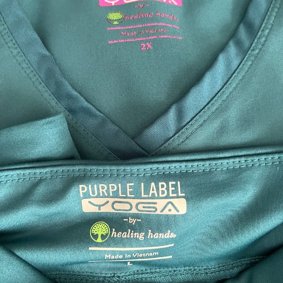 2 Sets of Women's Purple Label by Healing Hands Scrubs - Picture 2 of 3